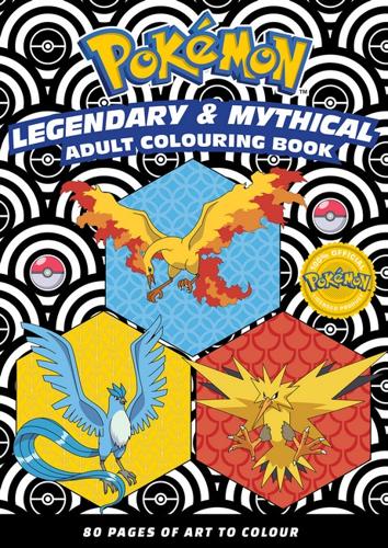 Pokémon: Legendary and Mythical Adult Colouring Book