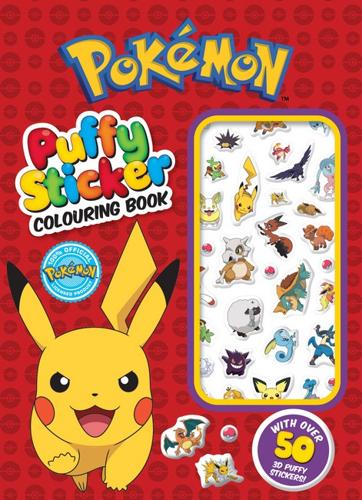 Pokémon: Puffy Sticker Colouring Book