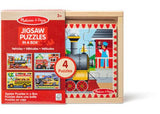 Melissa & Doug - Vehicles Puzzles In A Box