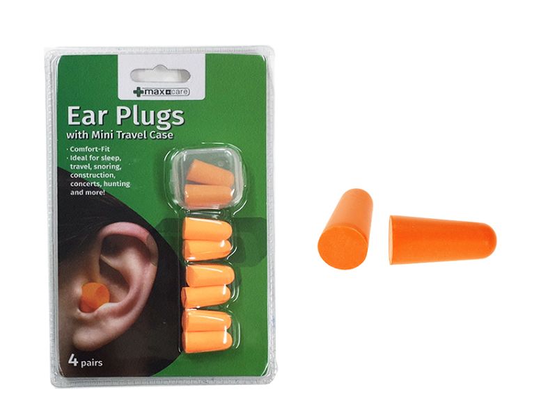 Soft Foam Ear Plugs in a convenient 24-pack, perfect for noise reduction during sleep, study, and travel.