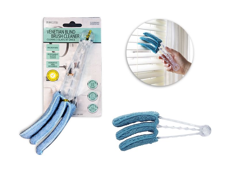 Set of 24 microfibre cleaners designed for effective, scratch-free cleaning of Venetian blinds. Ideal for home and office use.