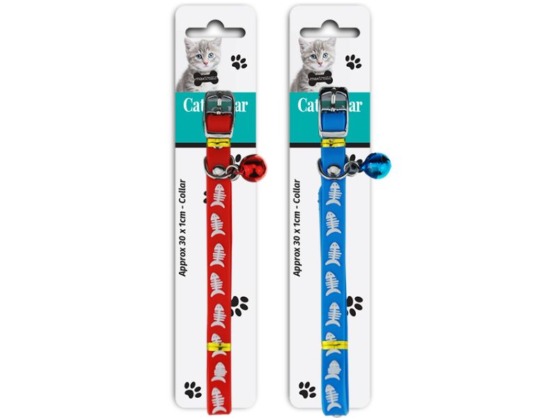 Cat Collar - Max Treats 1cm (Set of 12 Assorted)