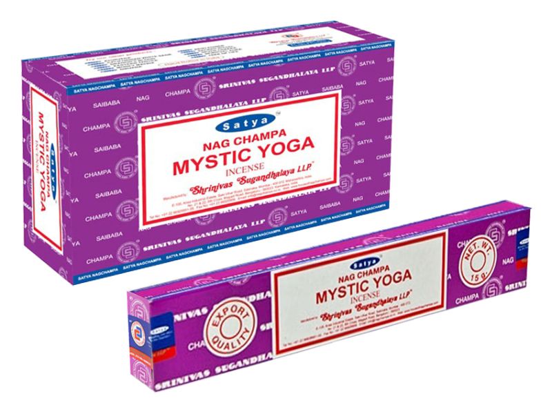 Incense - Satya Mystic Yoga 15gms (12 Packs)
