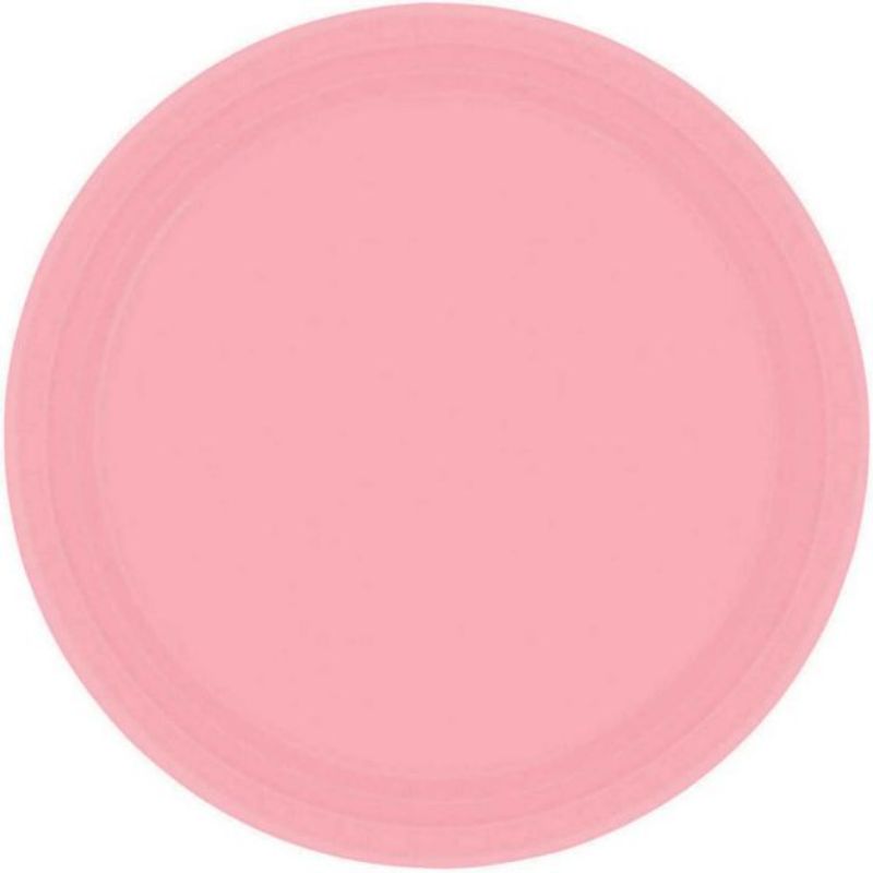 Paper Plates 17cm Round 20CT - New Pink  - Pack of 20