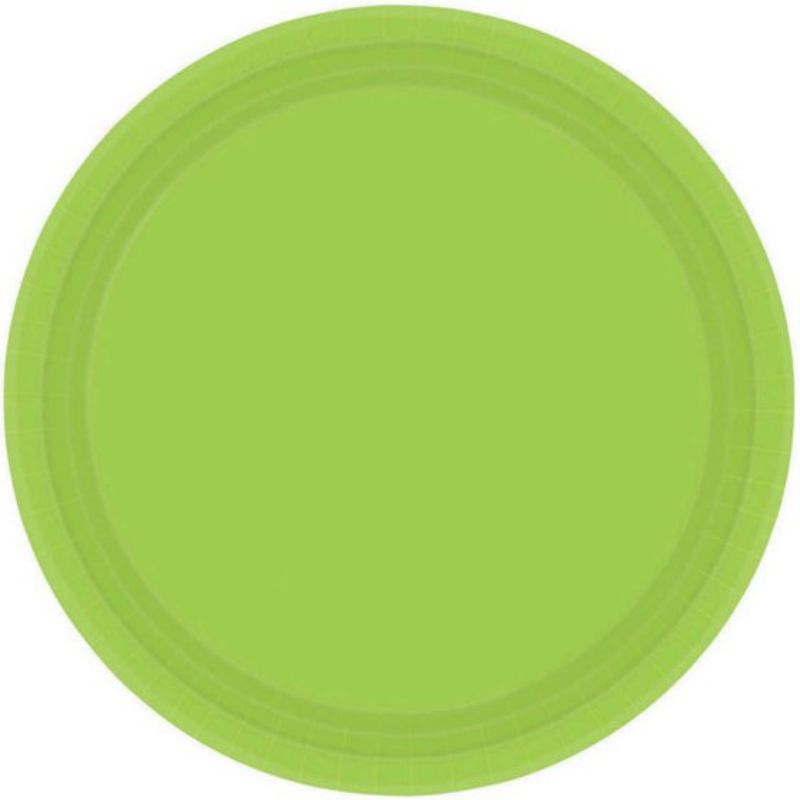 Paper Plates 17cm Round 20CT - Kiwi  - Pack of 20