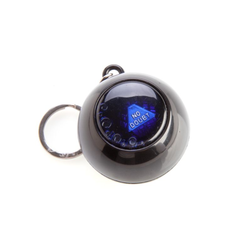 Set of 12 pocket-sized Magic 8 Balls, perfect for fun fortune-telling and quick decision-making.