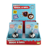 Set of 12 tiny Magic 8 Balls, perfect for fun fortune-telling and decision-making on the go.