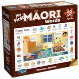 60-piece puzzle featuring colorful bedroom imagery, bilingual labels in M?ori and English for early language learning.