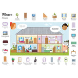 Holdson Puzzle - My First Maori Words, 60pc (Whare - House)
