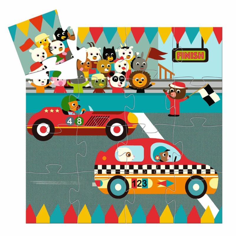 Puzzle - The Racing Car (16pcs)