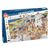 Puzzle - Fortified Castle (100pcs) - Djeco