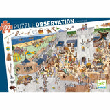 Puzzle - Fortified Castle (100pcs) - Djeco