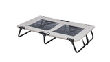 Dog Lounger - 79 x 19 x 50cm (Grey/Black)