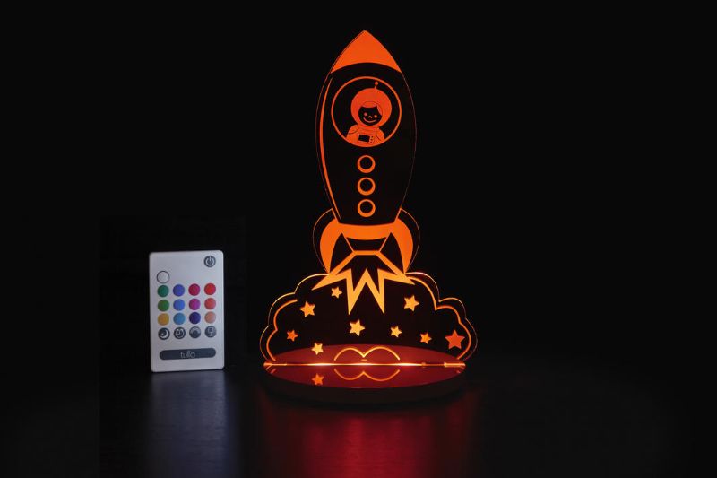 Night Light - Tulio Dream Lights Rocket Ship - Tulio Dream Lights