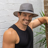 Trilby Hat - Hugh 58cm (Charcoal)