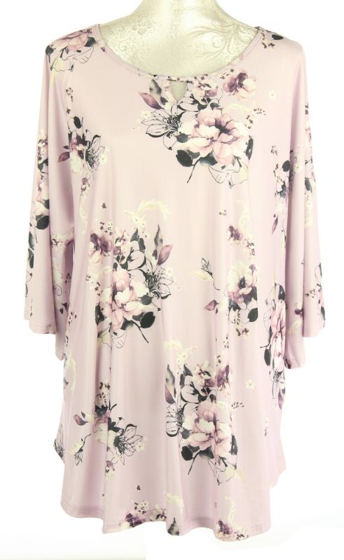 Top - Leah Floral (Lilac)