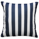Branch Stripe Cushion - Navy 50x50cm