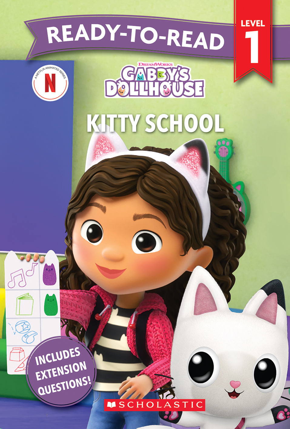 Gabby's Dollhouse: Kitty School - Ready-to-Read Level 1