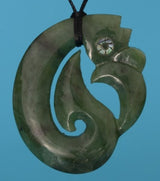 Pendant - Greenstone Manaia Hook