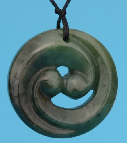 Pendant - Greenstone Closed Koru