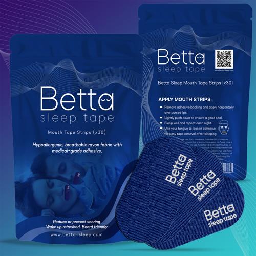 Betta Sleep Mouth Tape – 30 Pack - Set of  3