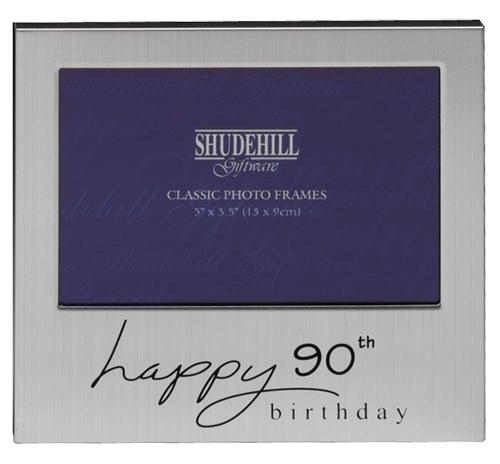 Photo Frame - Sil Occ Fra 90 Happy Birthday