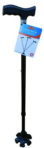 GRIP STICK BLK S/STND Walking Stick 76-99CM