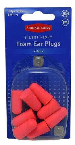 SILENT NIGHT EAR PLUGS NRR33 4PR