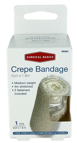 Crepe Bandage 5cm X 1.6m