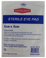 EYE PAD STERILE 6x8CM 3PK
