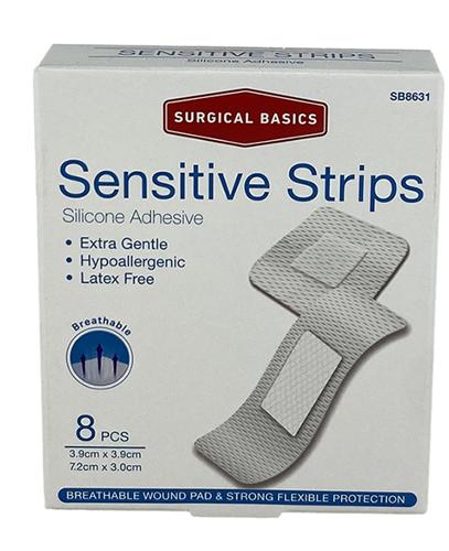 SILICONE ADHESIVE STRIPS 8PK