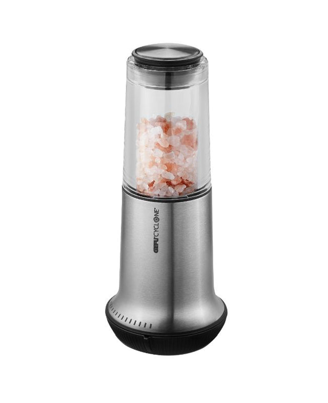 Elegant Gefu X-Plosion Salt/Pepper Mill, featuring advanced grinding technology and customizable coarseness for perfect seasoning.