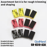 Godhand - Sanding Sticks - Kamiyasu Sanding Stick 10mm - Assortment (Set A)