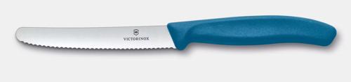 Victorinox Tomato & Sausage Knife 6.7832 - 11cm New Blue Handle
