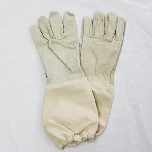 Omni Beekeepers Glove - Leather Glove And Heavy Duty Cotton Arm Sleeve - Size XL