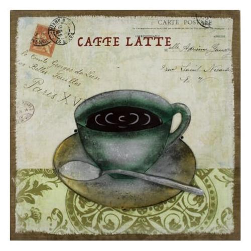 Omni Rustic Caffee Latte Design Wall Art In 3D With Painted Hessian Backing.