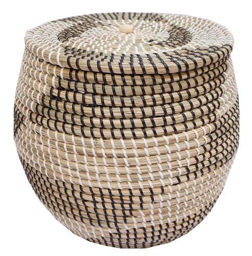Seagrass Basket with Plastic Weaving - 290 X 290