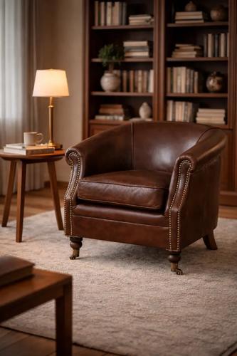 Mossberg Chair Vintage Cigar - 760 X 715 X 665