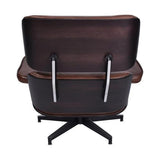 Eames Chair & Footstool Vintage Cigar - 780 X 850 X 890
