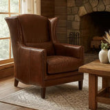 Wing Armchair Vintage Cigar