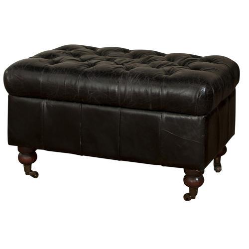 Button Top Seat Withstorage Belon Black