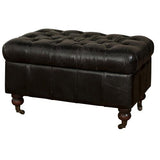 Button Top Seat Withstorage Belon Black