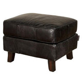 Curved Leg Ottoman Belon Black