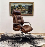Gm Desk Chair - Vintage Cigar Brown - 620 X 700 X 900