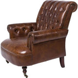 Waldorf Armchair - Vintage Cigar