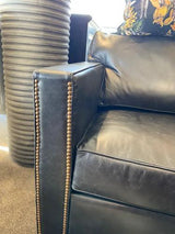 Madison Square Front Armchair - Belon Black