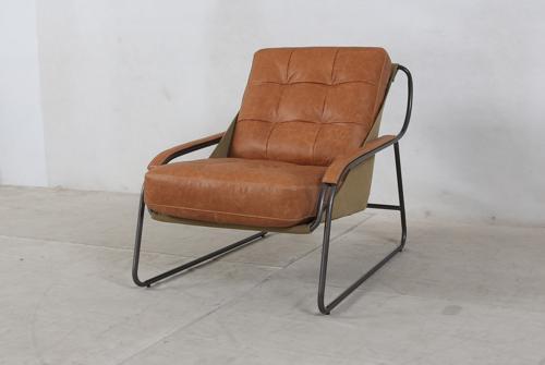 Pandora Chair - Columbia Brown & Kaki Canvas