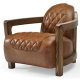 Strattonburg Club - Cognac Brown / Oak