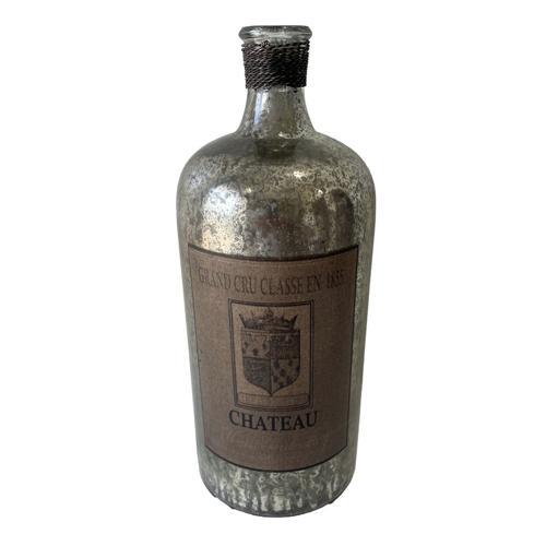 French Chateau Antique Vase - Rustic Antique Silver - 127 X 127 X 305