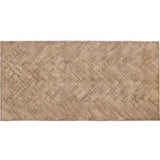 Nordic Herringbone Dining Table with Four Leg Base - Grey - 1800 X 900 X 780